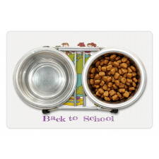 Back to School Concept Pet Mat