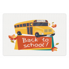 Back to School Subject Pet Mat