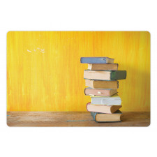 Stack of Old Novels Photo Pet Mat