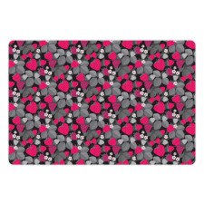 Strawberries Flowers Pet Mat