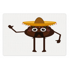 A Funny Mexican Turd Pet Mat