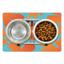 Pumpkin Please Words Pet Mat