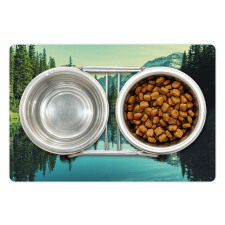 Tree Reflections on Calm Water Pet Mat