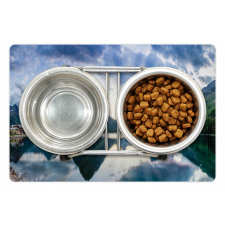 Swiftcurrent Lake Panorama Pet Mat