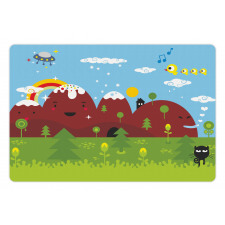 Doodle Land Countryside Pet Mat