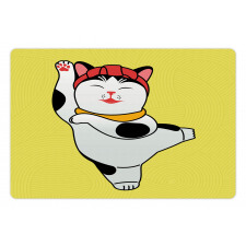 Sporty Maneki Neko Pet Mat