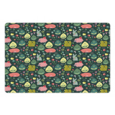 Bunny Fox Squirrel Pet Mat