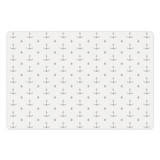 Maritime Sea Item Pattern Pet Mat