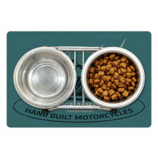 Retro Motorcycle Club Pet Mat