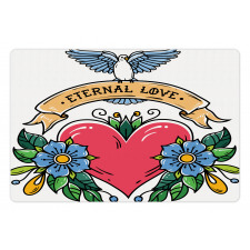 Eternal Love Flora Heart Pet Mat