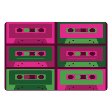 Cool Vintage Cassettes Pet Mat