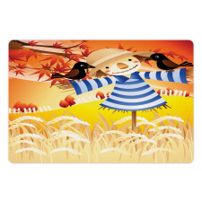 Autumn Field Birds Pet Mat