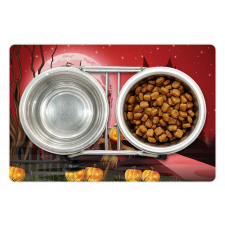 Halloween Haunted Chateau Pet Mat