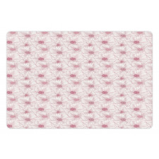 Monotone Blossom Pet Mat