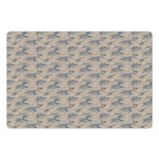 Bicolour Orchid Flowers Pet Mat