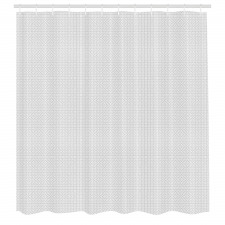 Geometrik Duş Perdesi İç İçe Dörtgenli Desen