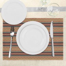 Aztec Line Pattern Place Mats