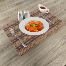 Aztec Line Pattern Place Mats