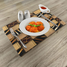 Jeans Denim Patchwork Place Mats