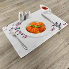 Wings Feminine Place Mats