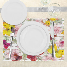 Love Letters Romantic Place Mats