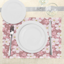 Cherry Blossoms Petal Place Mats