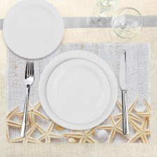 Sea Shells on Timber Place Mats