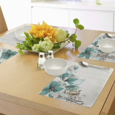 Flowers Buds Leaf Place Mats