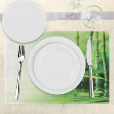 Spa Bamboos Trees Place Mats