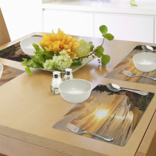 Sunset on Sands Beach Place Mats