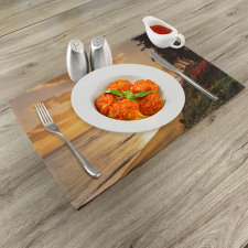 Sunset on Sands Beach Place Mats