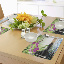 Bamboo Tree Orchid Stones Place Mats