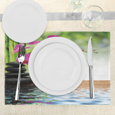 Bamboo Tree Orchid Stones Place Mats