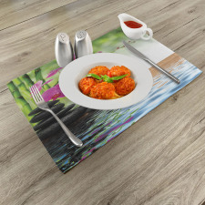 Bamboo Tree Orchid Stones Place Mats