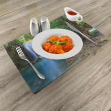 Asia Thailand Jungle Trees Place Mats