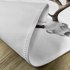 Deer Skull Skeleton Place Mats