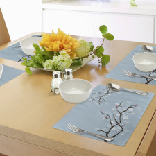 Snowflakes on Branches Place Mats