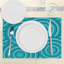 Abstract Australian Dots Place Mats