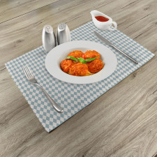 Diamond Check Rhombus Place Mats