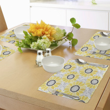 Sun Flower Nature Art Place Mats