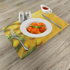 Tulip Flowers Garden Place Mats