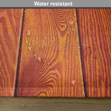 Wood Timber Floor Orange Place Mats