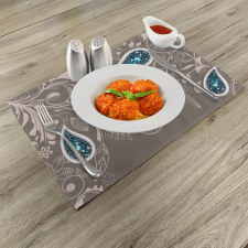 Orienta Swirled Branch Place Mats