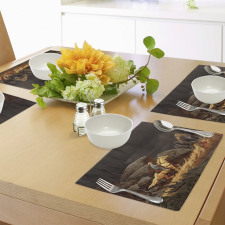 Cowboy Riding Horse Place Mats