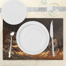 Cowboy Riding Horse Place Mats