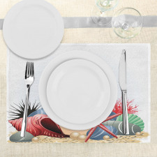 Summertime Seaside Pearl Place Mats