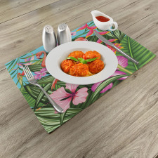 Hibiscus Tropic Flower Place Mats