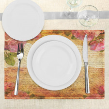 Floral Retro Nostalgic Place Mats