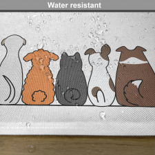 Dog Family in a Row Place Mats