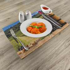 Vineyard Tuscany Grape Place Mats